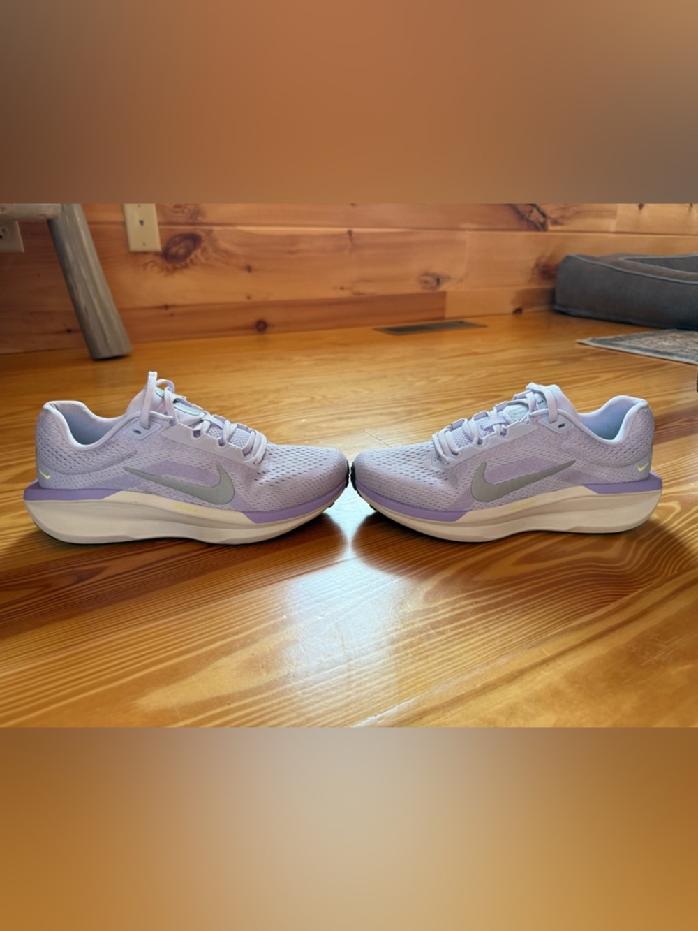 Nike Women's Athletic Shoes - Light Lavender and White